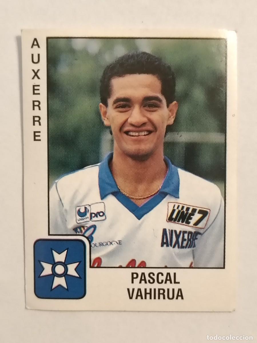 Cromos de f&uacute;tbol: #15 PASCAL VAHIRUA (AUXERRE) LIGUE 1 FOOT 90 PANINI
