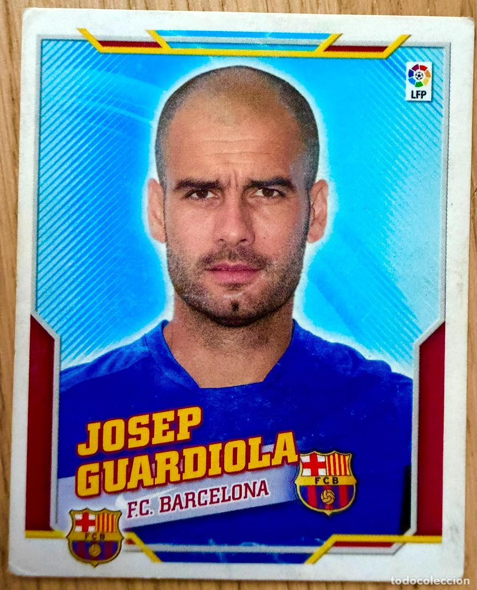 Cromos de f&uacute;tbol: JOSEP GUARDIOLA ENTRENADOR BARCELONA 10 11 2010 2011 LIGA EDICIONES ESTE SIN PEGAR STICKER CROMOS