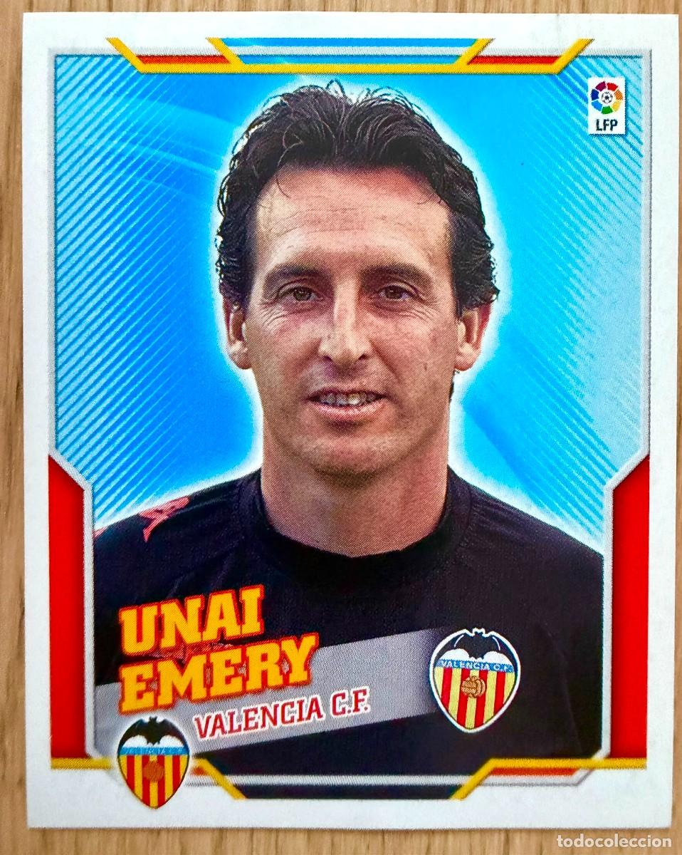 Cromos de f&uacute;tbol: UNAI EMERY ENTRENADOR VALENCIA 10 11 2010 2011 LIGA EDICIONES ESTE SIN PEGAR STICKER CROMOS
