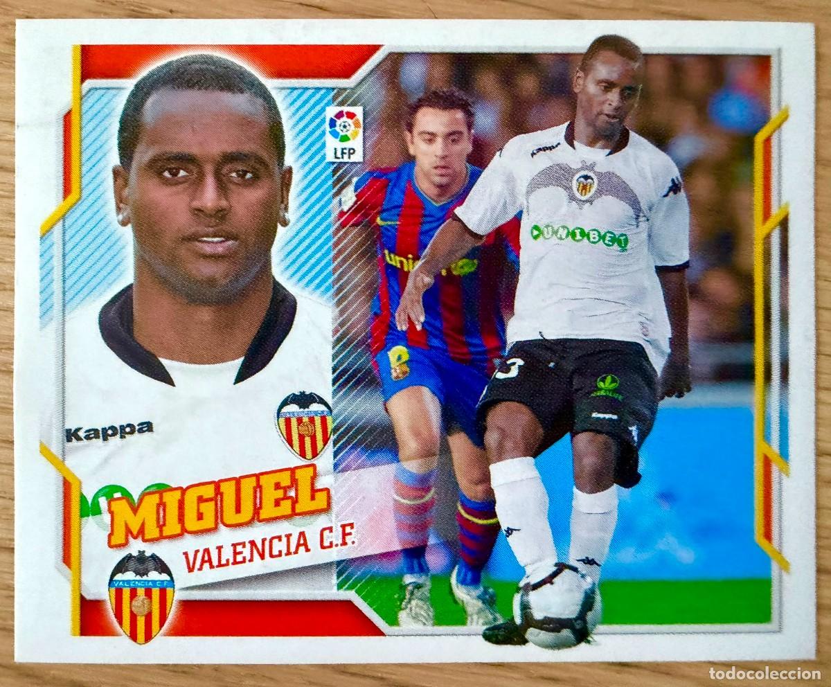 Cromos de f&uacute;tbol: 3B 3 B MIGUEL VALENCIA 10 11 2010 2011 LIGA EDICIONES ESTE SIN PEGAR STICKER CROMOS