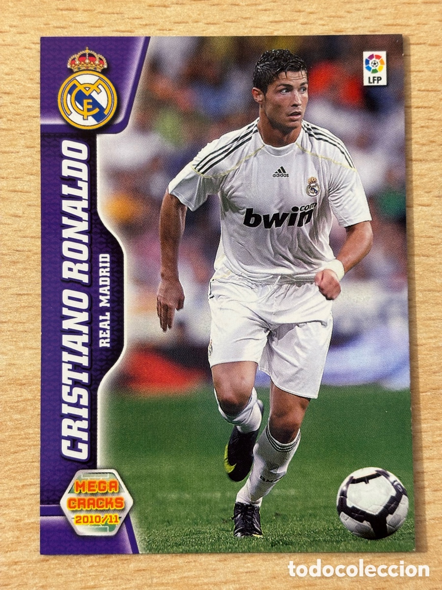 Cromos de f&uacute;tbol: # 178 Cristiano Ronaldo Real Madrid Megacracks 2010-11 perfecto estado Mint Condition
