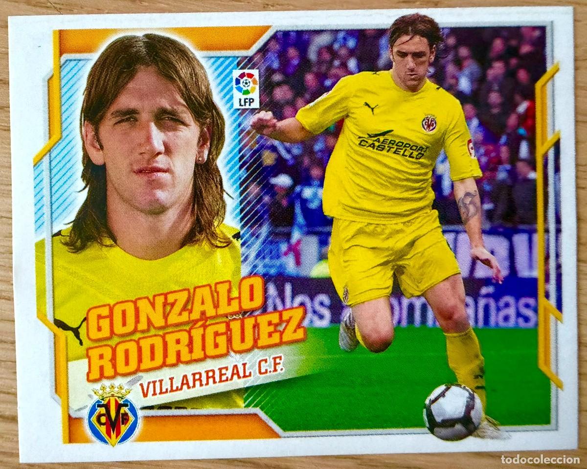 Cromos de f&uacute;tbol: 5 GONZALO RODRIGUEZ VILLARREAL 10 11 2010 2011 LIGA EDICIONES ESTE SIN PEGAR STICKER CROMOS
