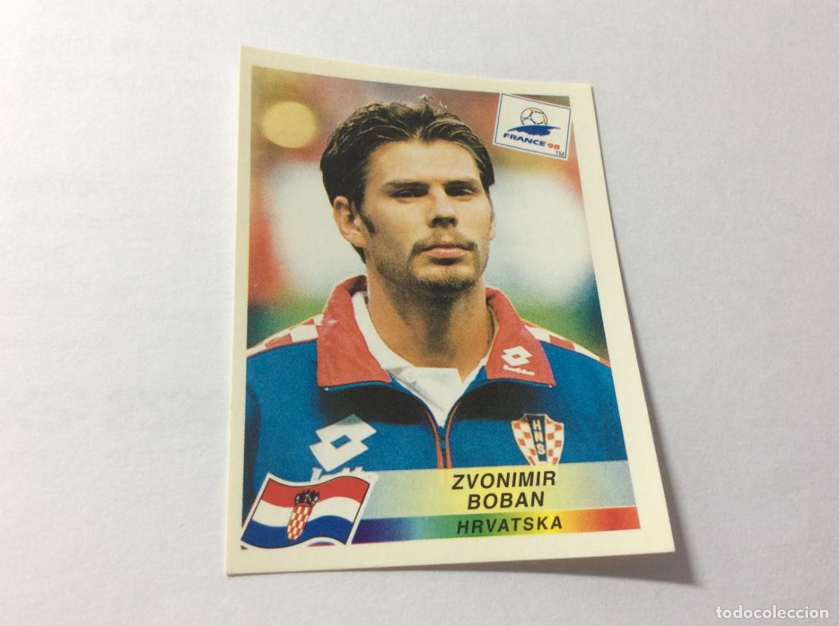 Cromos de f&uacute;tbol: 545 Zvonimir Boban Croacia CROMO STICKER Francia 1998 PANINI
