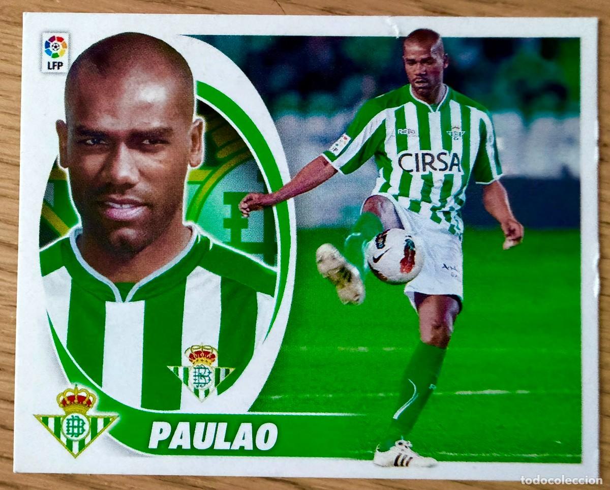 Cromos de Futebol: 4 PAULAO REAL BETIS 12 13 2012 2013 LIGA EDICIONES ESTE SIN PEGAR STICKER CROMOS