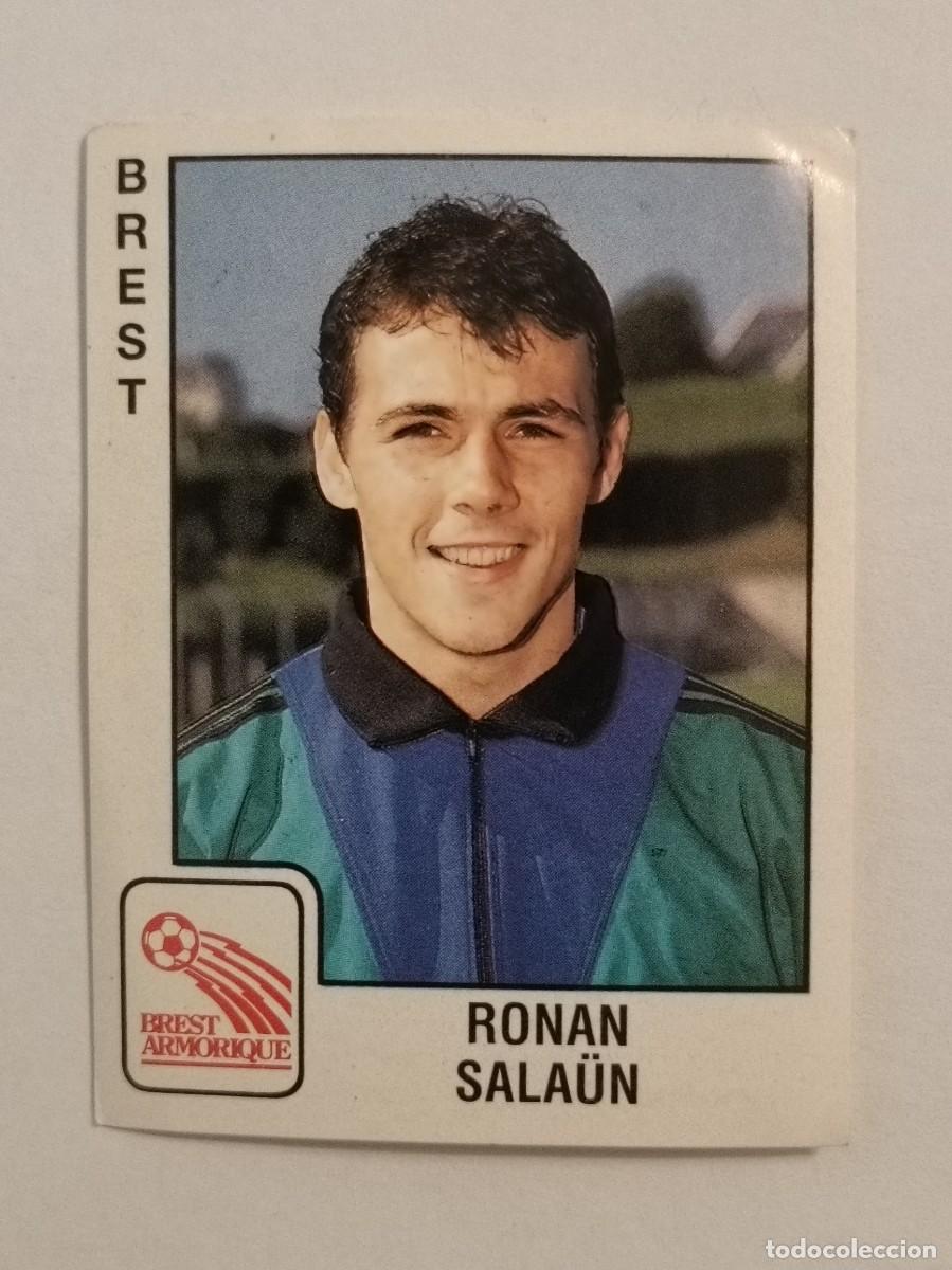 Cromos de f&uacute;tbol: #54 RONAN SALAUN (BREST) LIGUE 1 FOOT 90 PANINI