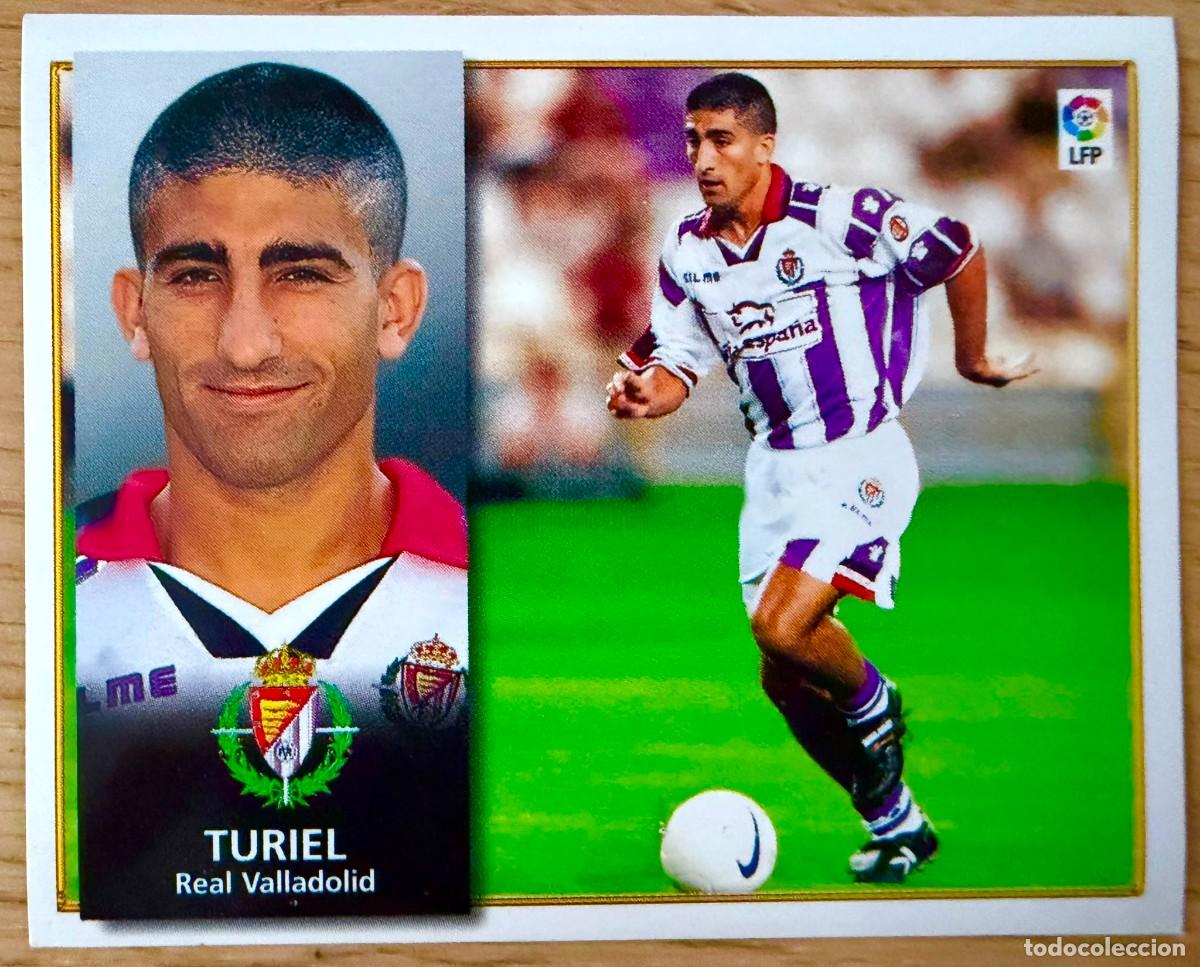 Cromos de f&uacute;tbol: TURIEL COLOCA REAL VALLADOLID 98 99 1998 1999 LIGA EDICIONES ESTE SIN PEGAR STICKER CROMOS