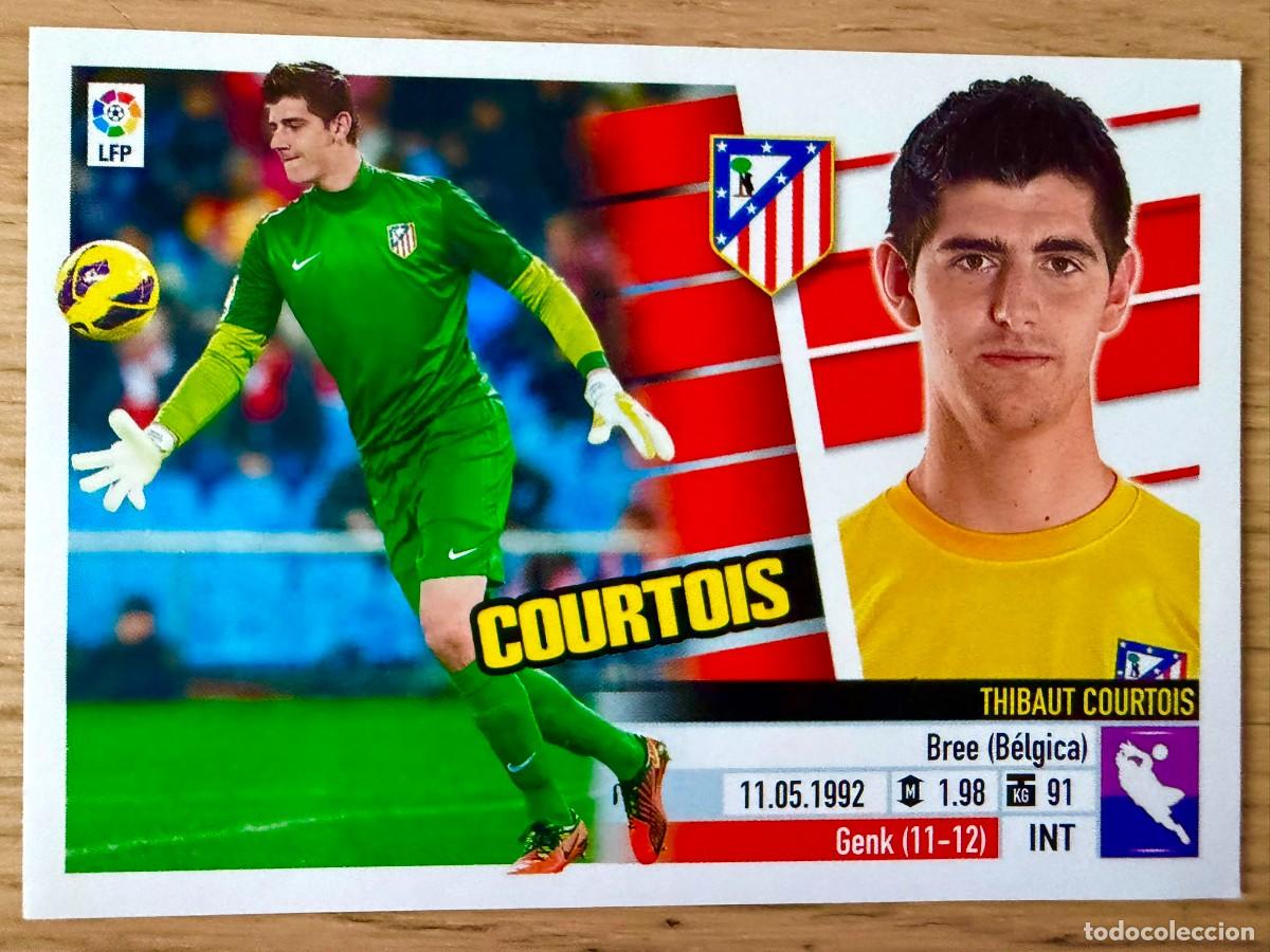 Cromos de f&uacute;tbol: 1 COURTOIS ATLETICO MADRID 13 14 2013 2014 LIGA BBVA EDICIONES ESTE SIN PEGAR STICKER CROMOS