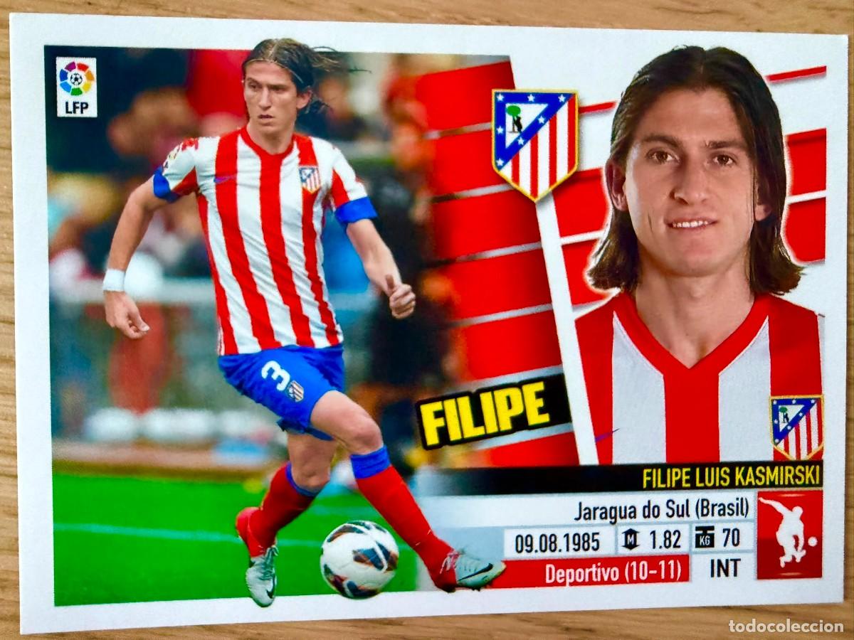 Fu&szlig;ball-Sticker: 7 FILIPE LUIS ATLETICO MADRID 13 14 2013 2014 LIGA BBVA EDICIONES ESTE SIN PEGAR STICKER CROMOS