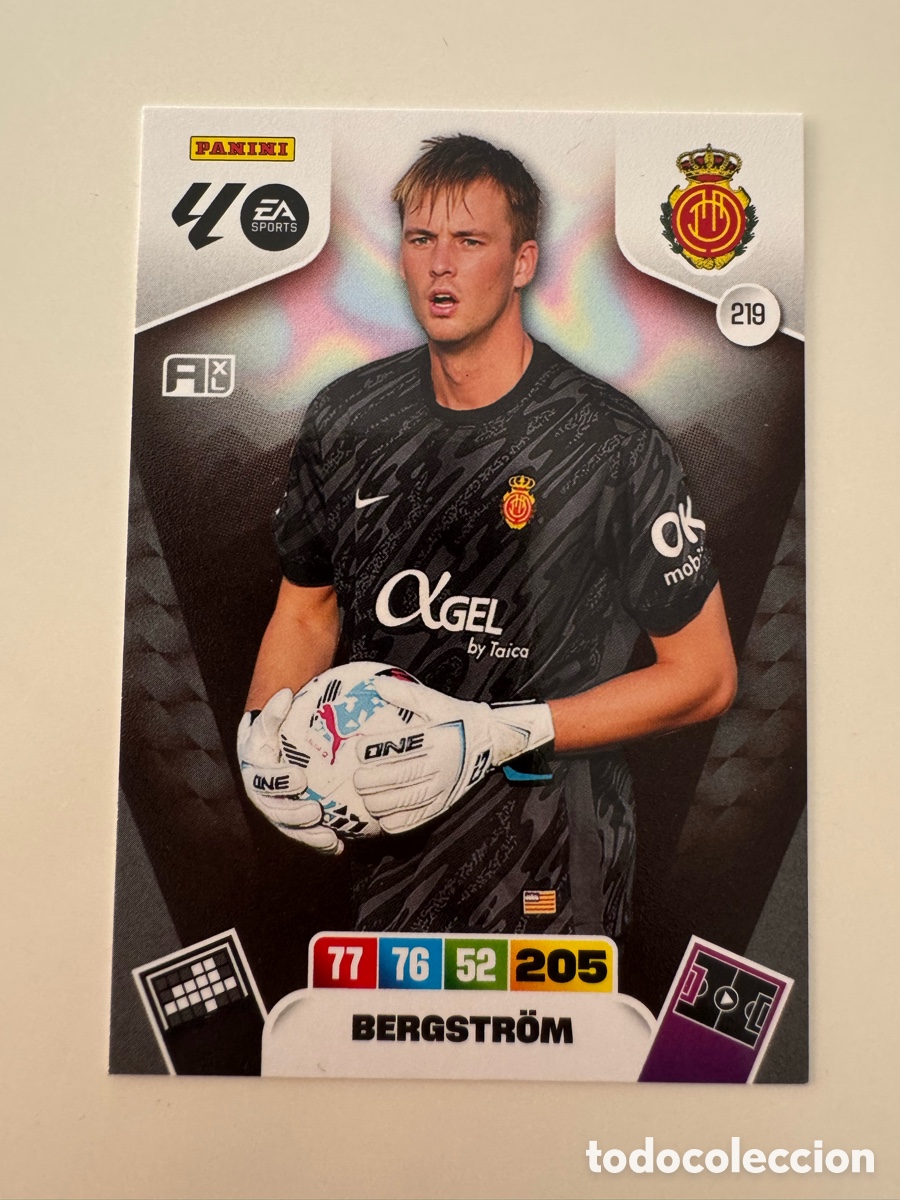 Fu&szlig;ball-Sticker: PANINI ADRENALYN XL LIGA 2025-2026 25-26 &ndash; Lucas Bergstr&ouml;m RCD Mallorca N&ordm; 219
