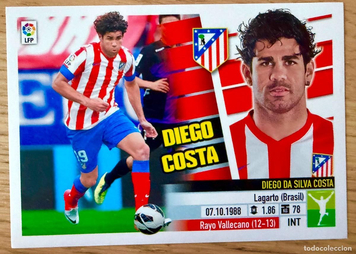 Fu&szlig;ball-Sticker: 16 DIEGO COSTA ATLETICO MADRID 13 14 2013 2014 LIGA BBVA EDICIONES ESTE SIN PEGAR STICKER CROMOS