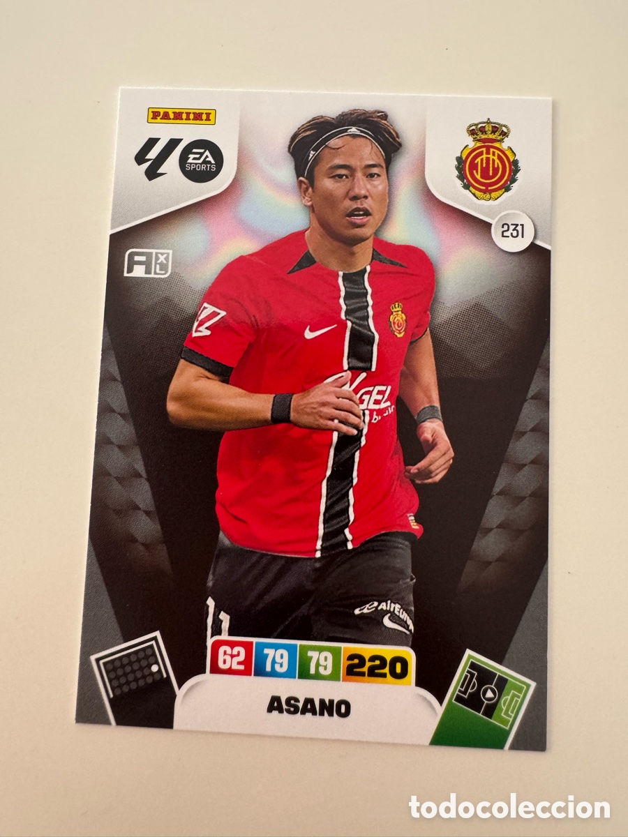 Fu&szlig;ball-Sticker: PANINI ADRENALYN XL LIGA 2025-2026 25-26 &ndash; Takuma Asano RCD Mallorca N&ordm; 231