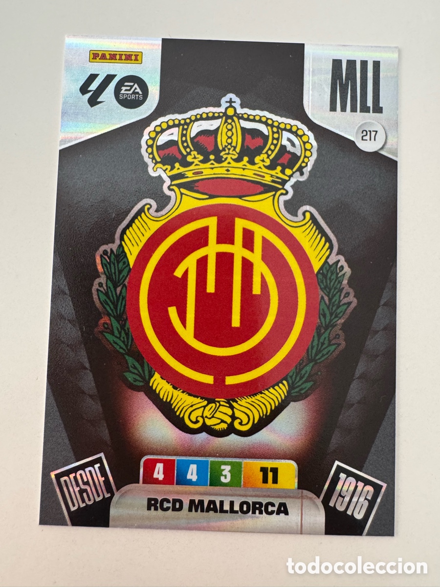 Fu&szlig;ball-Sticker: PANINI ADRENALYN XL LIGA 2025-2026 25-26 &ndash; ESCUDO &ndash; RCD Mallorca N&ordm; 217
