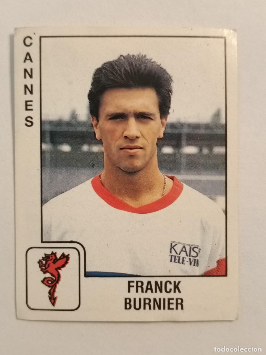 Cartes &agrave; collectionner de Football: #79 FRANCK BURNIER (CANNES) LIGUE 1 FOOT 90 PANINI
