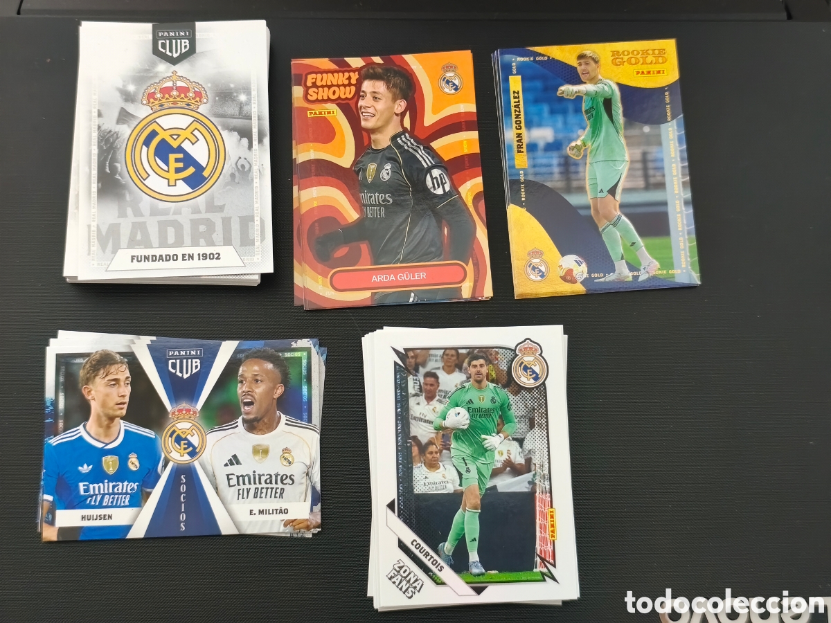 Cartes &agrave; collectionner de Football: Lote set completo Panini club Real Madrid