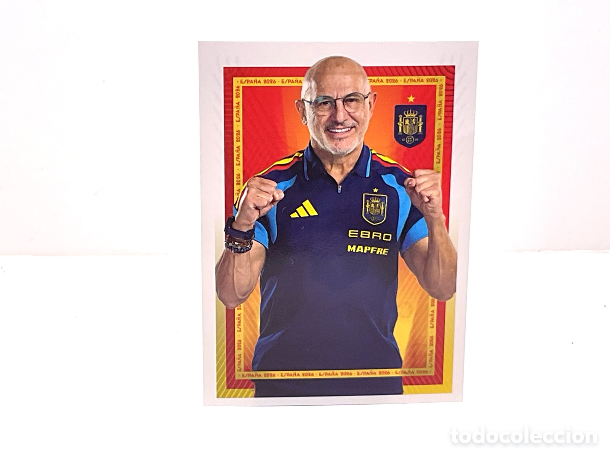 Cartes &agrave; collectionner de Football: N&ordm; 7 . FOTO DE LA FUENTE . COLECCI&Oacute;N CARREFOUR MUNDIAL 2026. PANINI.