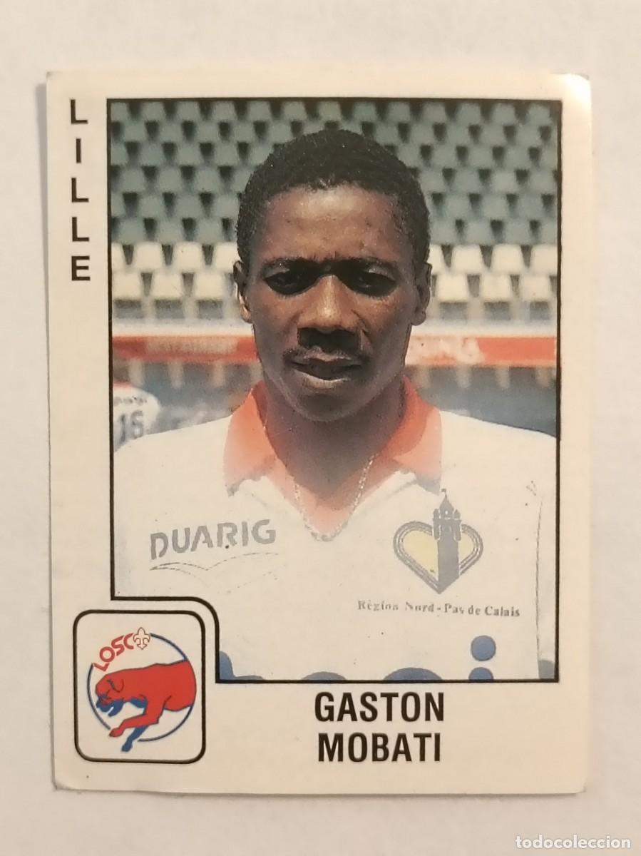 Cartes &agrave; collectionner de Football: #105 GASTON MOBATI (LILLE) LIGUE 1 FOOT 90 PANINI