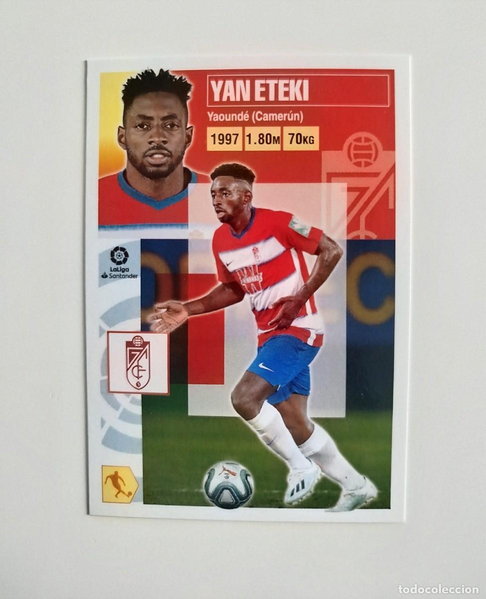 Cartes &agrave; collectionner de Football: Yan Eteki 12B SIN PEGAR NUNCA PEGADO Granada CF Liga Ediciones Este 20 21 / 2020 2021