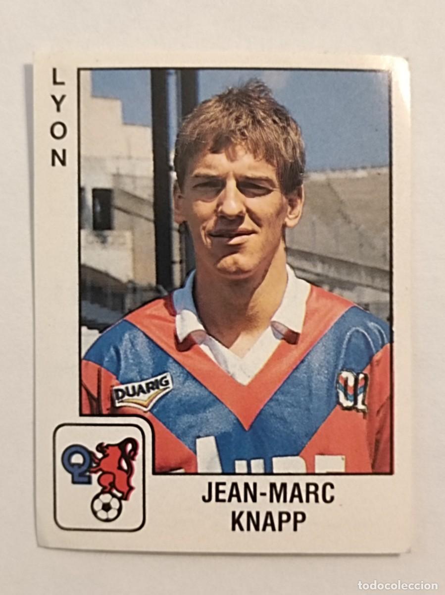 Cromos de f&uacute;tbol: #111 JEAN-MARC KNAPP (LYON) LIGUE 1 FOOT 90 PANINI