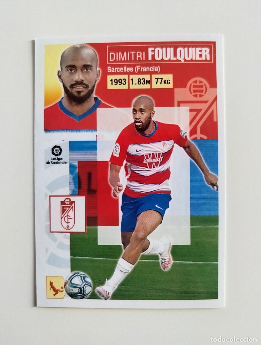 Cromos de f&uacute;tbol: Foulquier 9 SIN PEGAR NUNCA PEGADO Granada CF Liga Ediciones Este 20 21 / 2020 2021