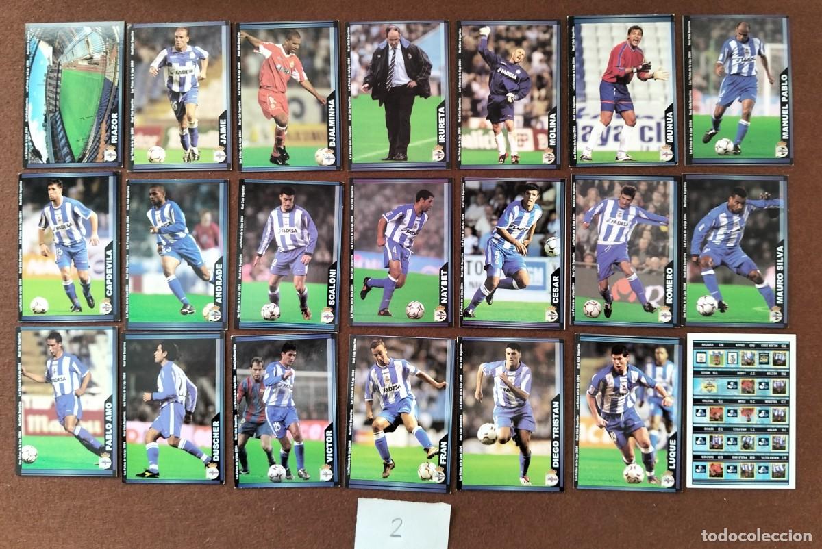 Cromos de f&uacute;tbol: CROM5 CROMOS DE FUTBOL 2004 MUNDICROMO SPORT ( LOTE 4 ) DEPORTIVO DE LA CORU&Ntilde;A