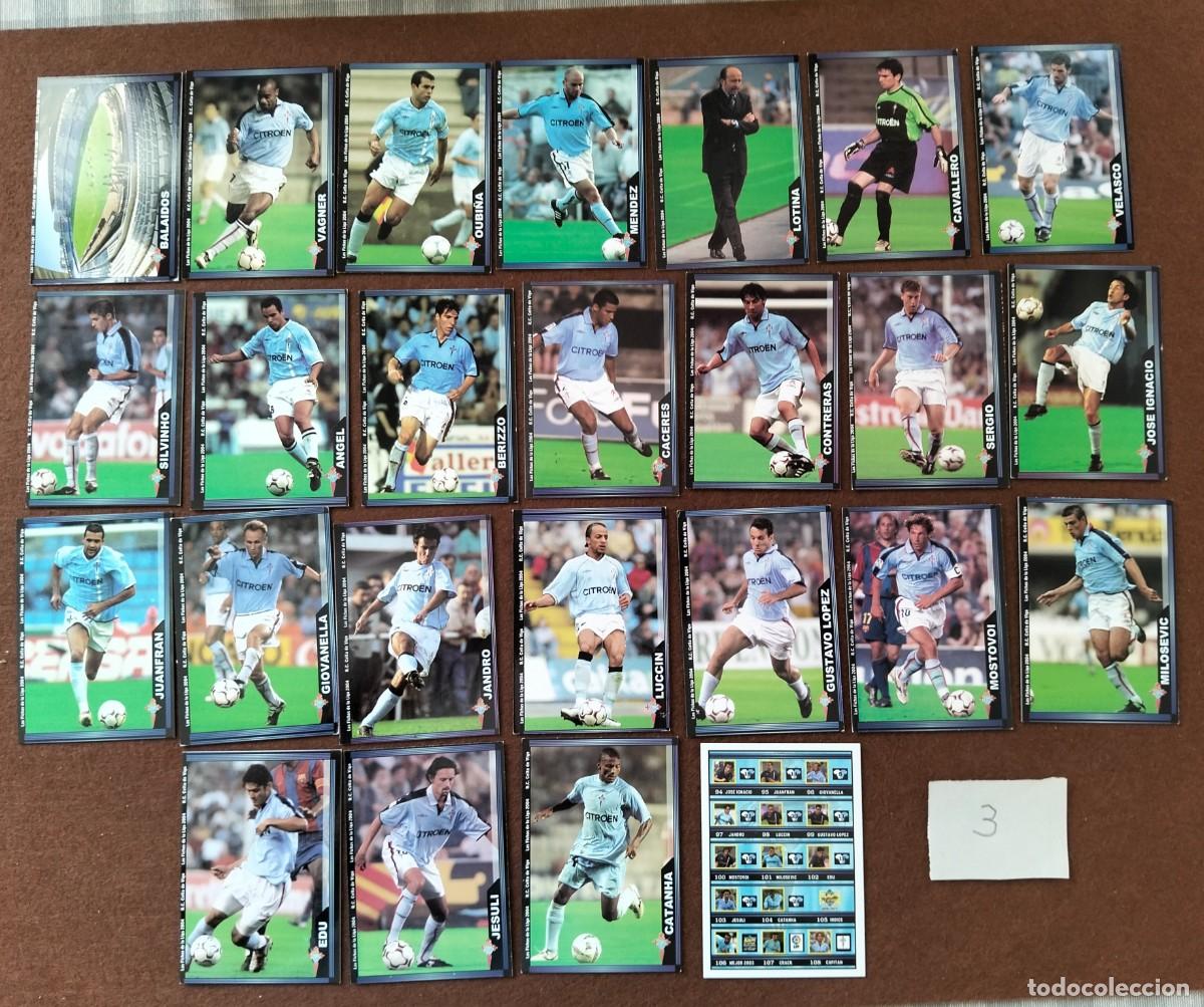 Cromos de f&uacute;tbol: CROM5 CROMOS DE FUTBOL 2004 MUNDICROMO SPORT ( LOTE 5 ) CELTA DE VIGO
