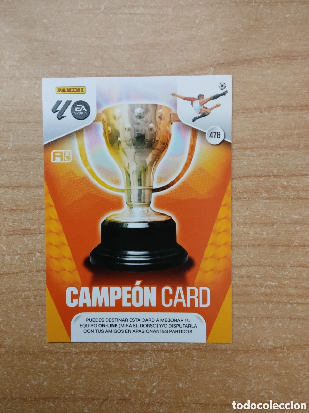 Cromos de f&uacute;tbol: 478 CAMPEON CARD ADRENALYN XL LIGA 2025 2026