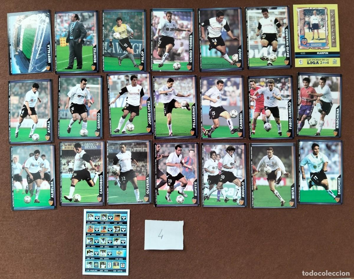 Figurine di Calcio: CROM5 CROMOS DE FUTBOL 2004 MUNDICROMO SPORT ( LOTE 6 ) VALENCIA