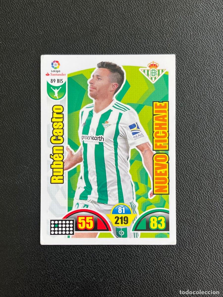 Figurine di Calcio: 89 BIS RUB&Eacute;N CASTRO REAL BETIS BALOMPI&Eacute; ADRENALYN 2017 2018 CROMO PANINI LA LIGA SANTANDER 17 18