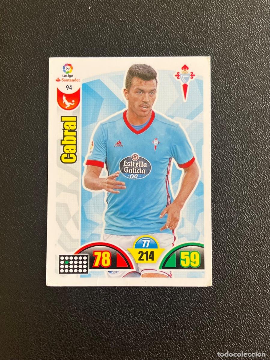 Figurine di Calcio: 94 CABRAL RC CELTA DE VIGO ADRENALYN 2017 2018 CROMO PANINI LA LIGA SANTANDER 17 18