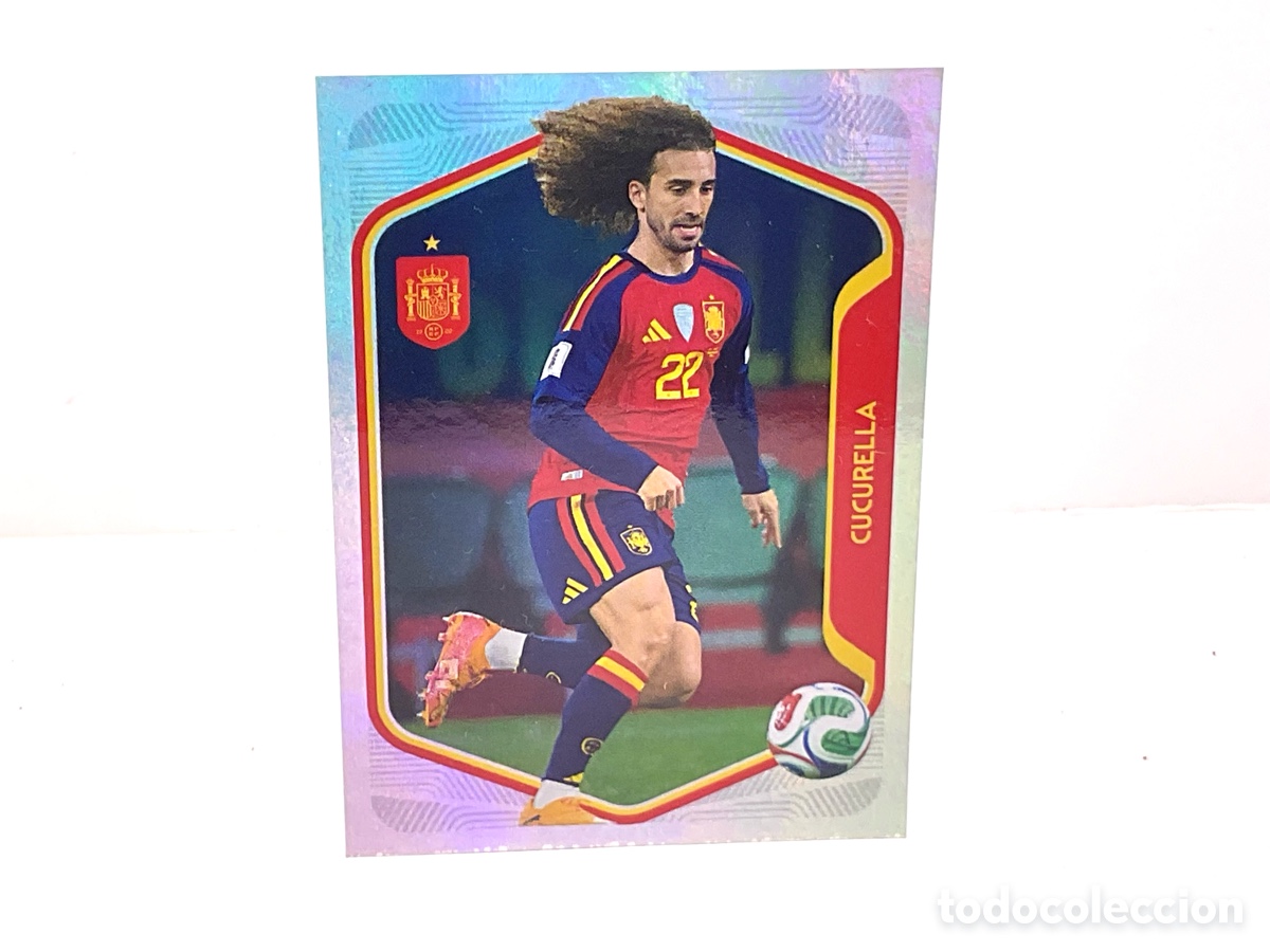 Figurine di Calcio: N&ordm; 28 . MARC CUCURELLA . COLECCI&Oacute;N CARREFOUR MUNDIAL 2026. PANINI.