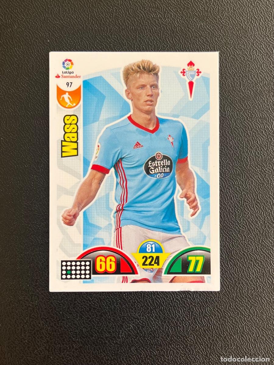 Cromos de f&uacute;tbol: 97 DANIEL WASS RC CELTA DE VIGO ADRENALYN 2017 2018 CROMO PANINI LA LIGA SANTANDER 17 18