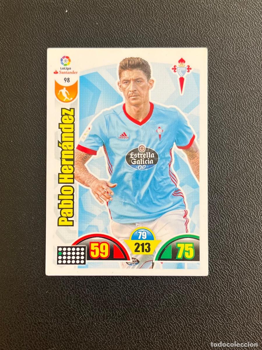 Cromos de f&uacute;tbol: 98 PABLO HERN&Aacute;NDEZ RC CELTA DE VIGO ADRENALYN 2017 2018 CROMO PANINI LA LIGA SANTANDER 17 18