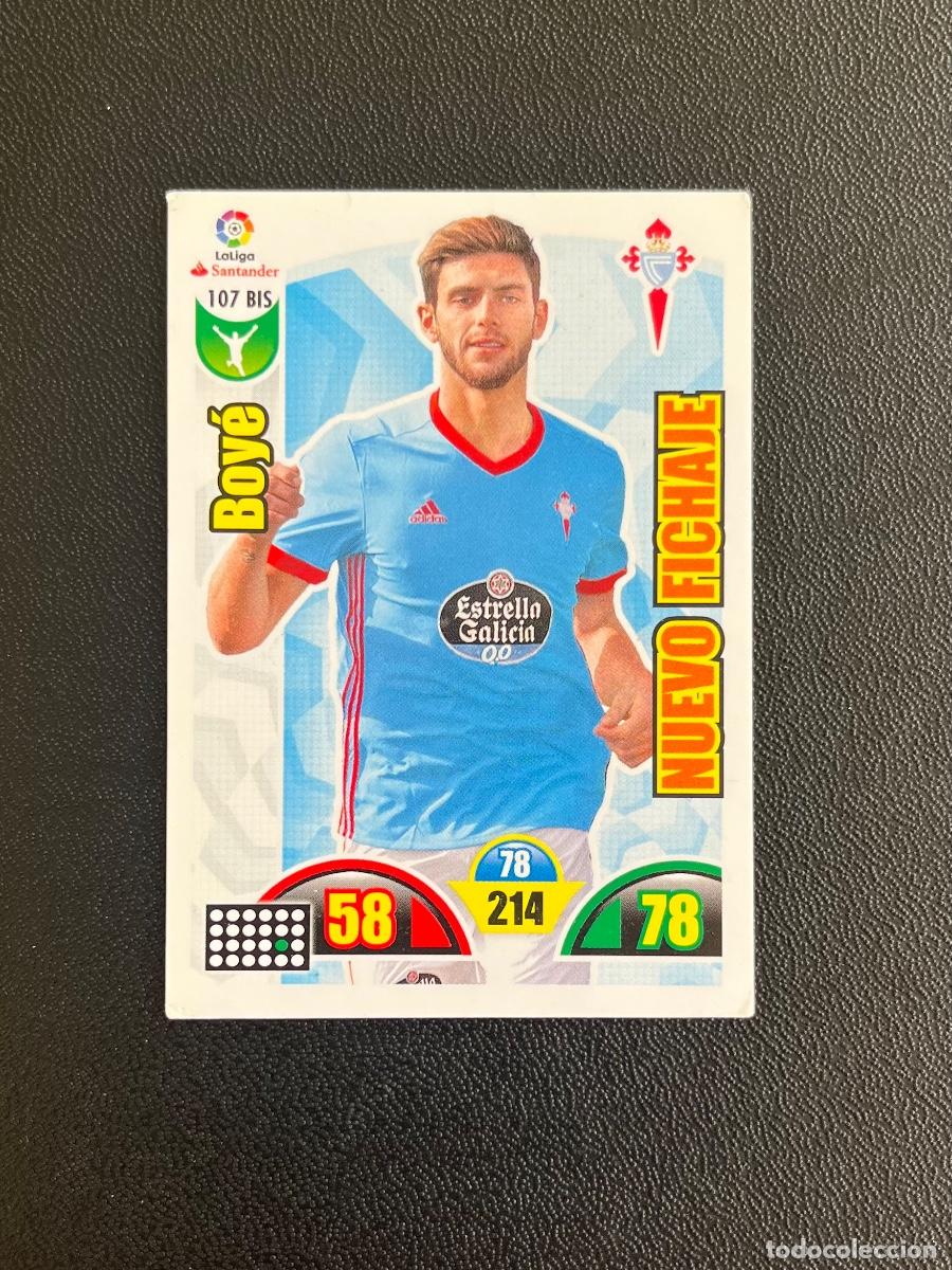 Cromos de f&uacute;tbol: 107 BIS LUCAS BOY&Eacute; RC CELTA DE VIGO ADRENALYN 2017 2018 CROMO PANINI LA LIGA SANTANDER 17 18
