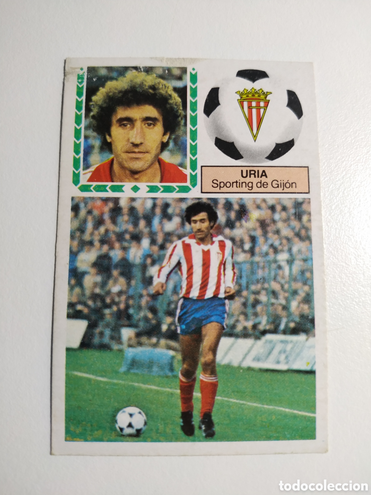 Cromos de f&uacute;tbol: CROMO BAJA URIA SPORTING GIJON CROMO LIGA FUTBOL EDICIONES ESTE 1983 - 1984 83-84