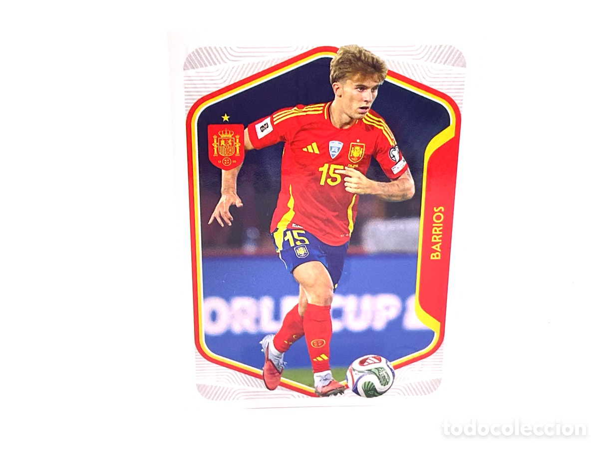 Cromos de f&uacute;tbol: N&ordm; 39 . BARRIOS . COLECCI&Oacute;N CARREFOUR MUNDIAL 2026. PANINI.