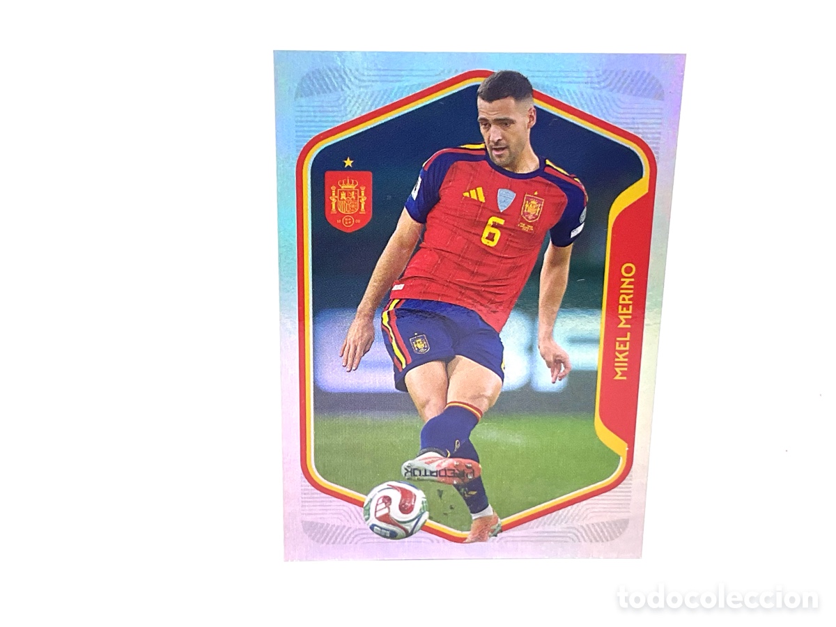 Cromos de f&uacute;tbol: N&ordm; 42 . MIKEL MERINO . COLECCI&Oacute;N CARREFOUR MUNDIAL 2026. PANINI.
