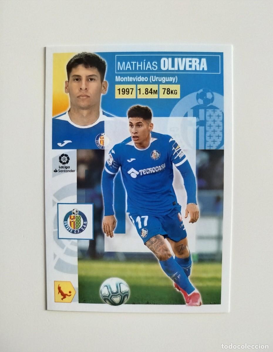 Cromos de f&uacute;tbol: Olivera 8 SIN PEGAR NUNCA PEGADO Getafe CF Liga Ediciones Este 20 21 / 2020 2021