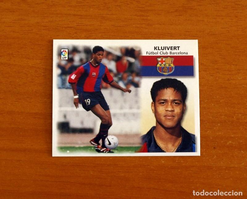Figurine di Calcio: F&uacute;tbol Club Barcelona - Kluivert - Ediciones Este Liga 1999-2000, 99-00 - Nunca Pegado