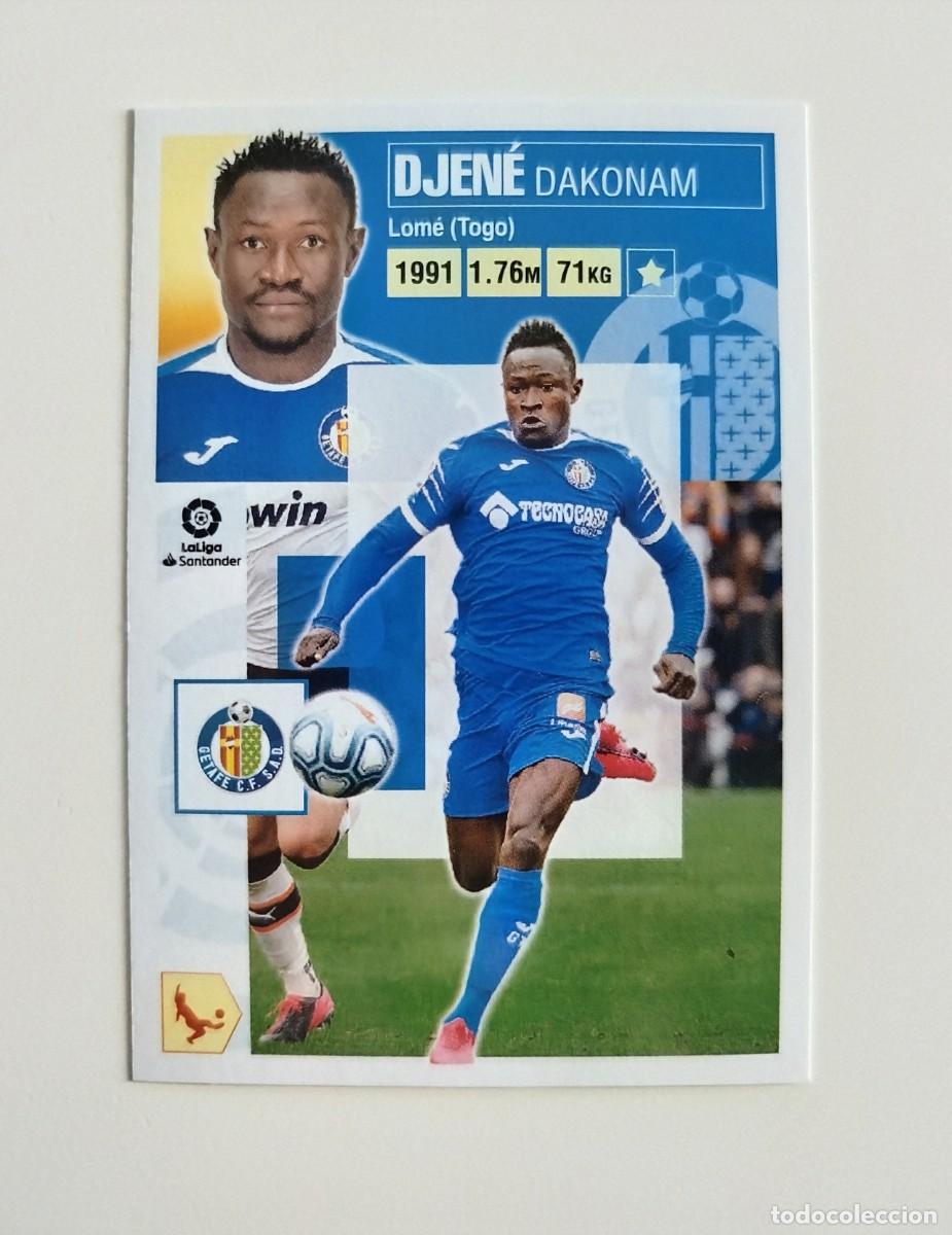 Cromos de f&uacute;tbol: Djen&eacute; 7 SIN PEGAR NUNCA PEGADO Getafe CF Liga Ediciones Este 20 21 / 2020 2021