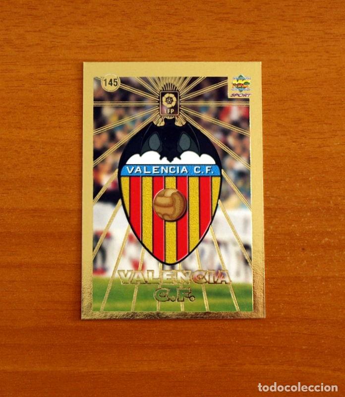 Cromos de f&uacute;tbol: Valencia - N&ordm; 145 Escudo - Mundicromo Las Fichas de la Liga 1998-1999-98-99