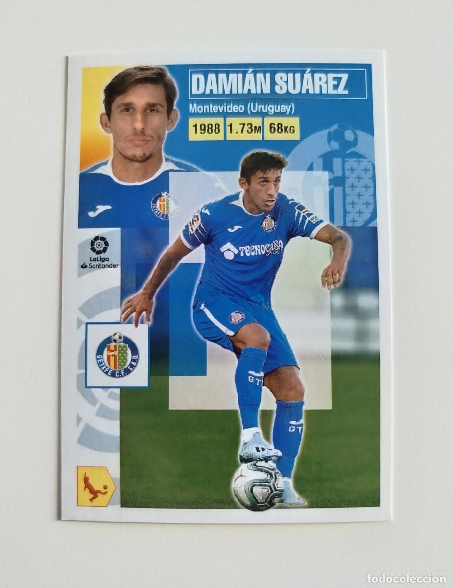 Cromos de f&uacute;tbol: Dami&aacute;n Su&aacute;rez 4 SIN PEGAR NUNCA PEGADO Getafe CF Liga Ediciones Este 20 21 / 2020 2021
