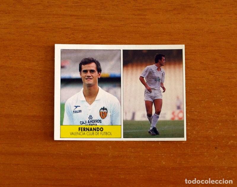 Cromos de Futebol: Valencia - Fernando - Ediciones Festival 1987-1988, 87-88 - Nunca pegado