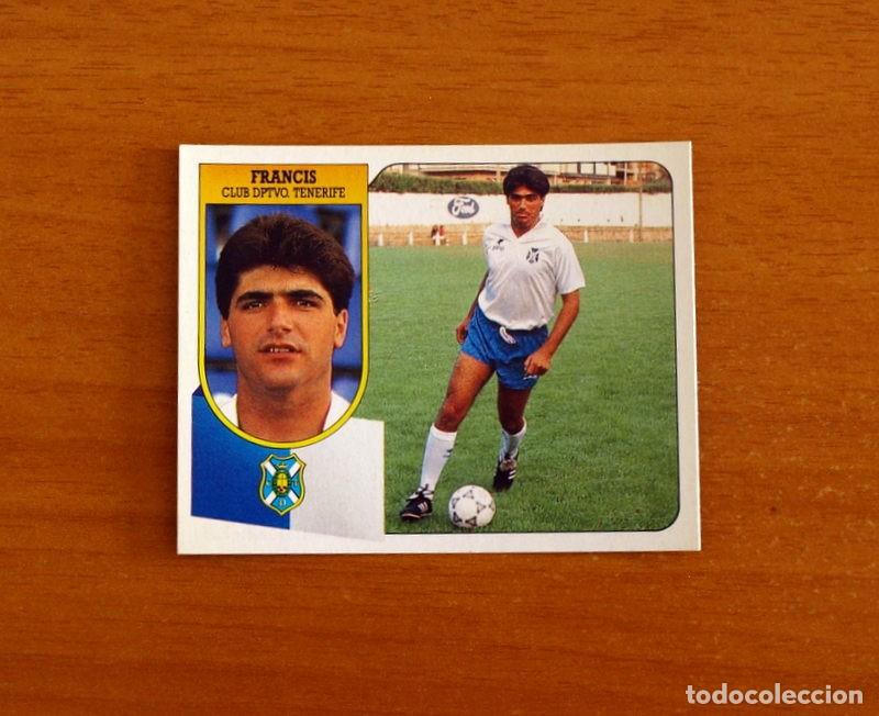 Cromos de f&uacute;tbol: Tenerife - Francis - Ediciones Este Liga 1991-1992, 91-92 - Nunca pegado