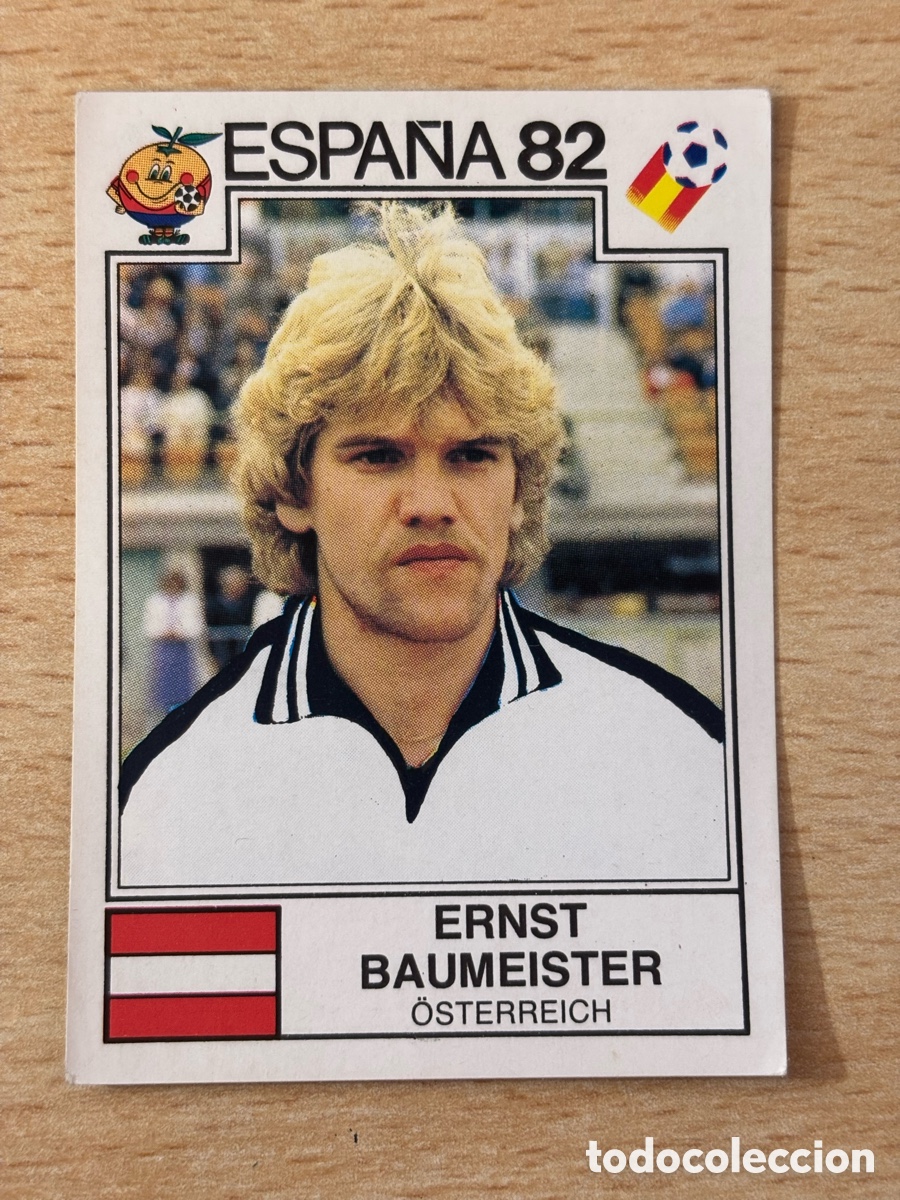 Cromos de f&uacute;tbol: # 138 Ernst Baumeister Austria Mundial Espa&ntilde;a 82 sin pegar Panini