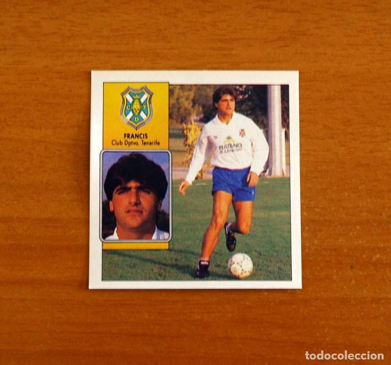 Cromos de f&uacute;tbol: Tenerife - Francis - BAJA - Ediciones Este Liga 1992-1993, 92-93 - Nunca pegado