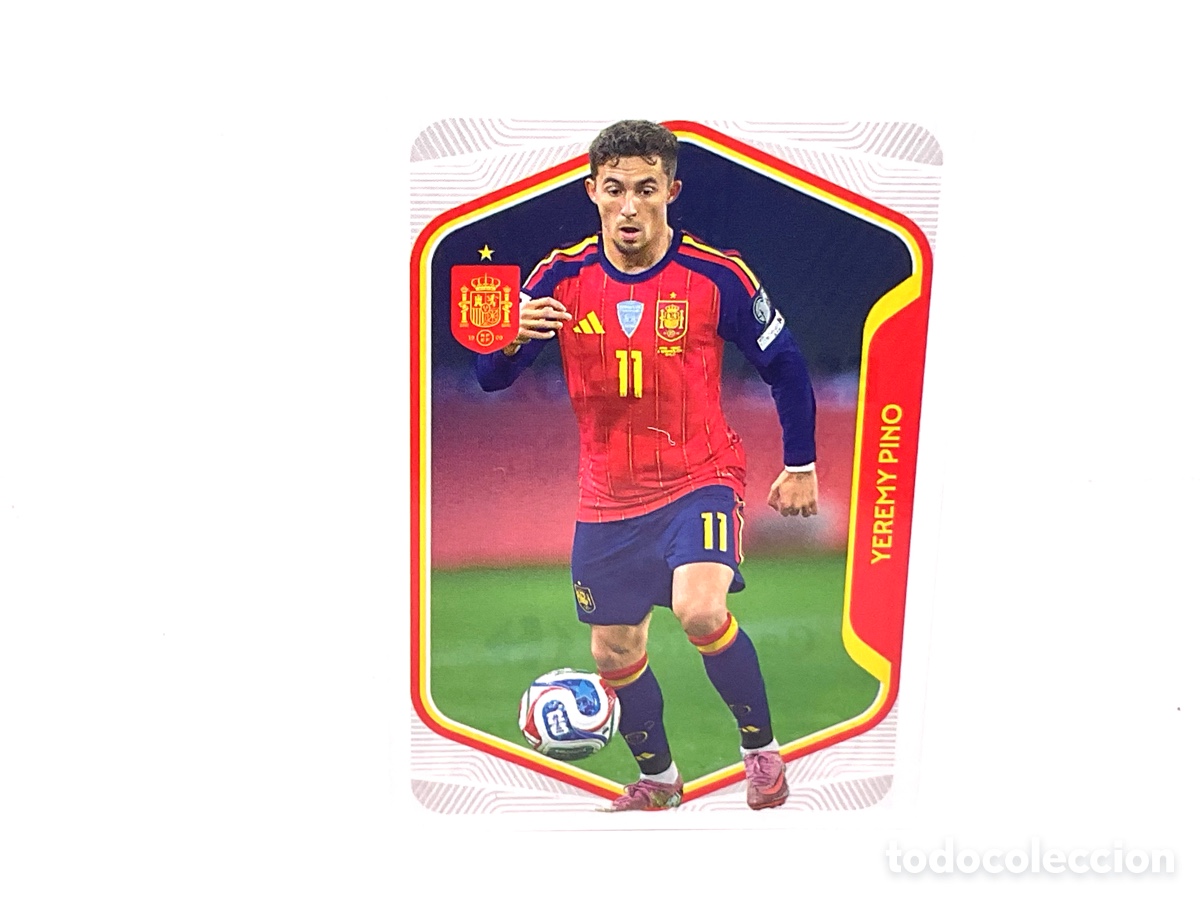 Cromos de f&uacute;tbol: N&ordm; 58 . YEREMI PINO . COLECCI&Oacute;N CARREFOUR MUNDIAL 2026. PANINI.
