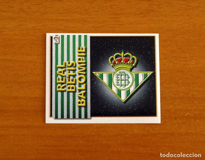 Football Stickers: Betis - Escudo - Ediciones Este Liga 1998-1999, 98-99 - Nunca pegado