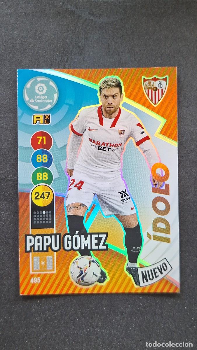 Football Stickers: L1 PAPU GOMEZ SEVILLA F. C. 495 NUEVO IDOLO PANINI ADRENALYN XL 2020 2021 20 21
