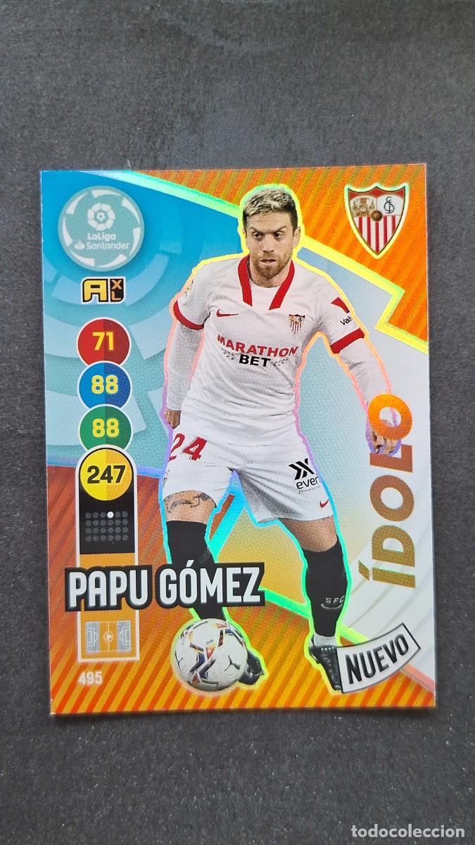 Football Stickers: L1 PAPU GOMEZ SEVILLA F. C. 495 NUEVO IDOLO PANINI ADRENALYN XL 2020 2021 20 21