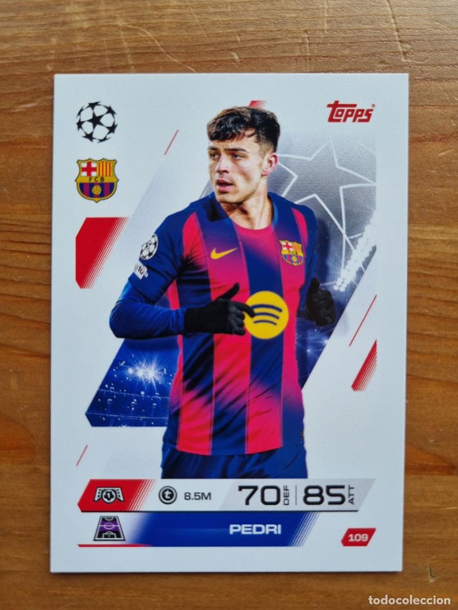 Football Stickers: 109 PEDRI (FC Barcelona). Match Attax 2025 2026 25 26 (Topps)